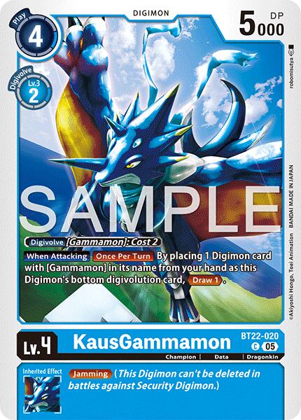 KausGammamon [BT22-020] [Cyber Eden] | Clutch Gaming