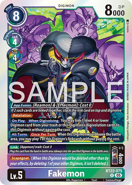 Fakemon [BT22-075] [Cyber Eden] | Clutch Gaming