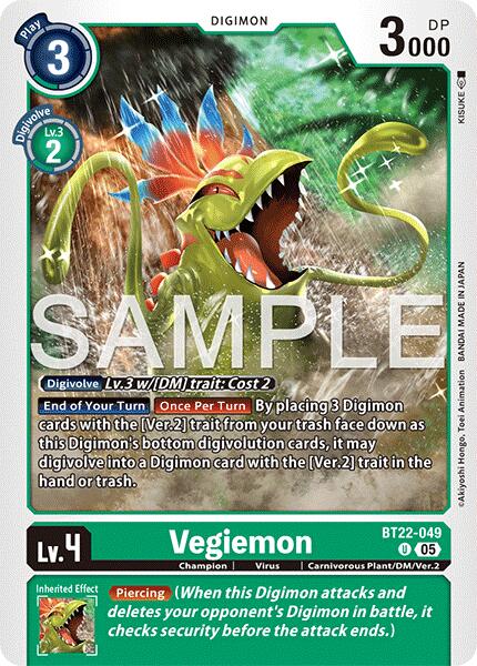 Vegiemon [BT22-049] [Cyber Eden] | Clutch Gaming