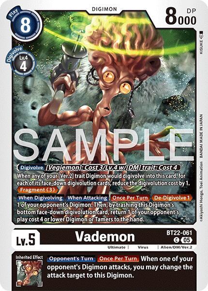 Vademon [BT22-061] [Cyber Eden] | Clutch Gaming