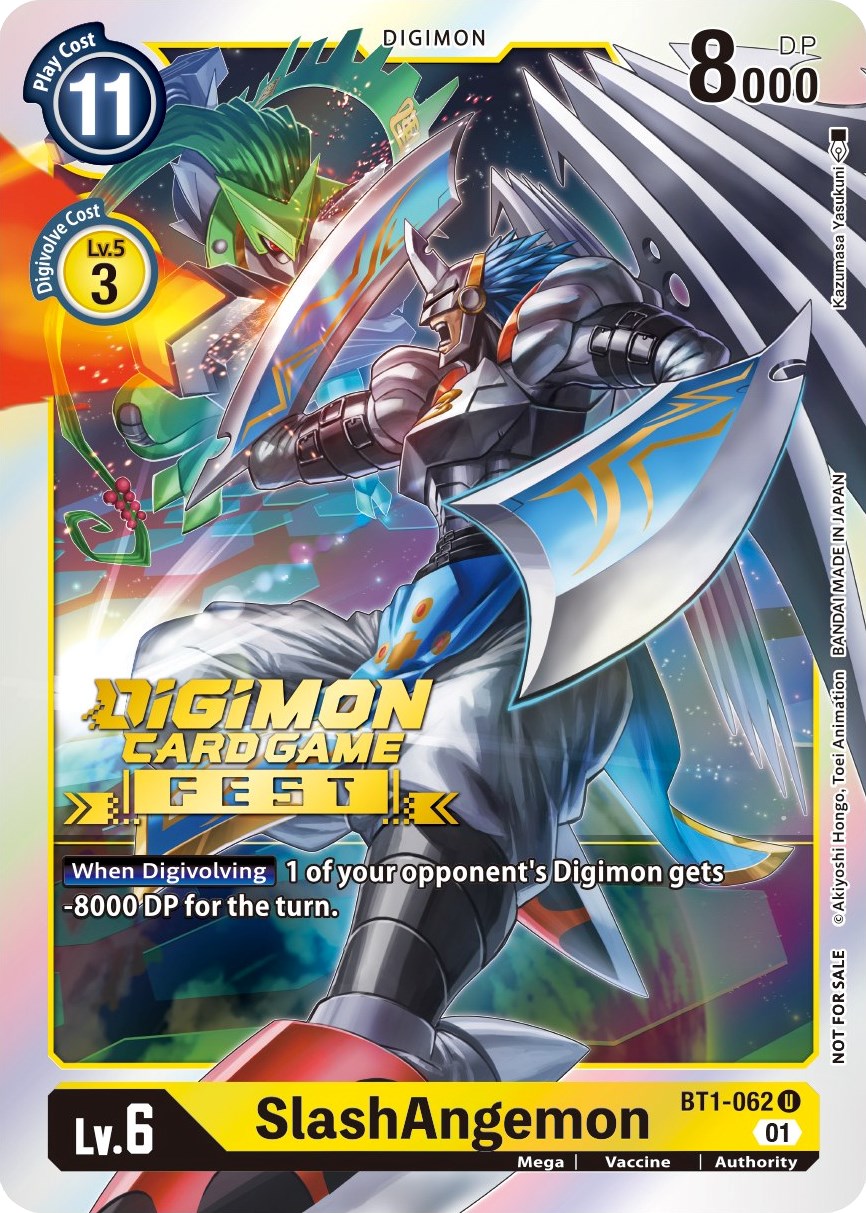 SlashAngemon [BT1-062] (Digimon Card Game Fest 2022) [Release Special Booster Promos] | Clutch Gaming