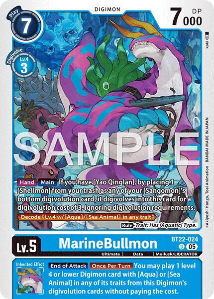 MarineBullmon [BT22-024] [Cyber Eden] | Clutch Gaming