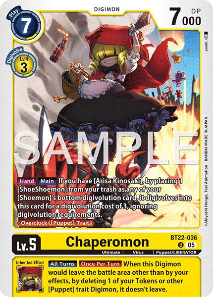 Chaperomon [BT22-036] [Cyber Eden] | Clutch Gaming