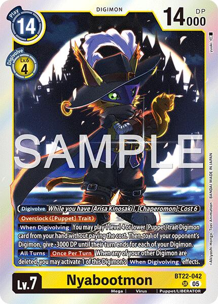 Nyabootmon [BT22-042] [Cyber Eden] | Clutch Gaming