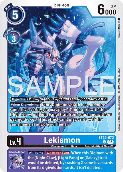 Lekismon [BT22-072] [Cyber Eden] | Clutch Gaming