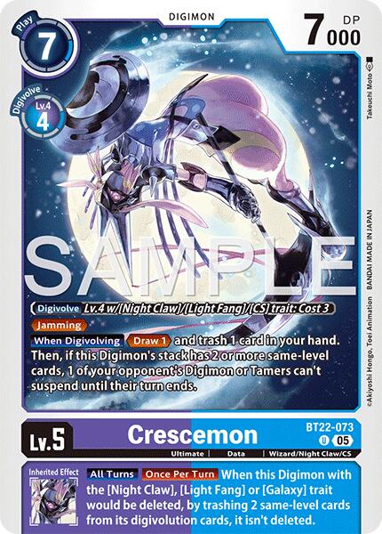 Crescemon [BT22-073] [Cyber Eden] | Clutch Gaming