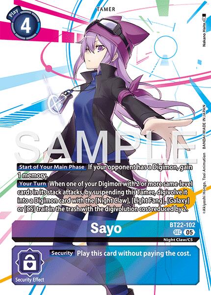 Sayo [BT22-102] [Cyber Eden] | Clutch Gaming