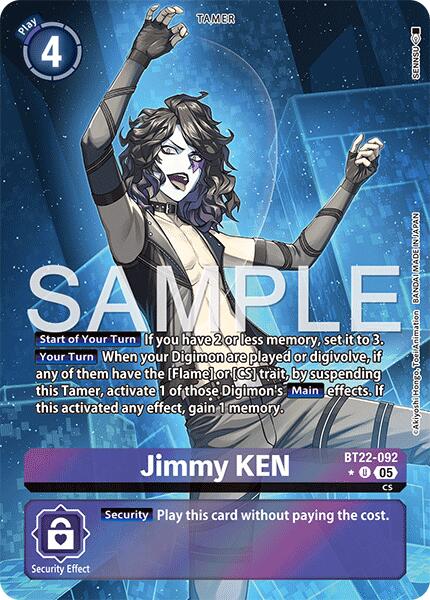 Jimmy KEN [BT22-092] (Alternate Art) [Cyber Eden] | Clutch Gaming