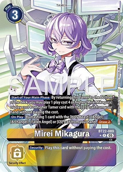 Mirei Mikagura [BT22-089] (Alternate Art) [Cyber Eden] | Clutch Gaming