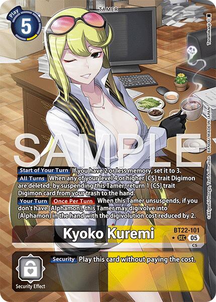 Kyoko Kuremi [BT22-101] (Alternate Art) [Cyber Eden] | Clutch Gaming