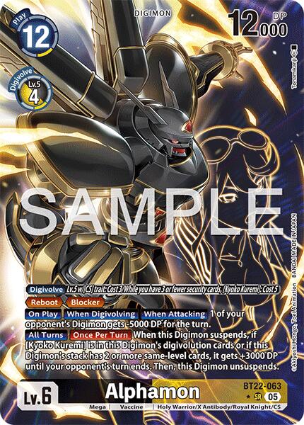 Alphamon [BT22-063] (Alternate Art) [Cyber Eden] | Clutch Gaming