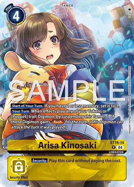 Arisa Kinosaki [ST19-14] (Digimon Liberator Debuggers Set) [Starter Deck: Fable Waltz] | Clutch Gaming