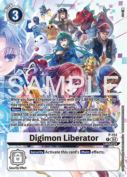 Digimon Liberator [P-151] (Digimon Liberator Debuggers Set) [Promotional Cards] | Clutch Gaming