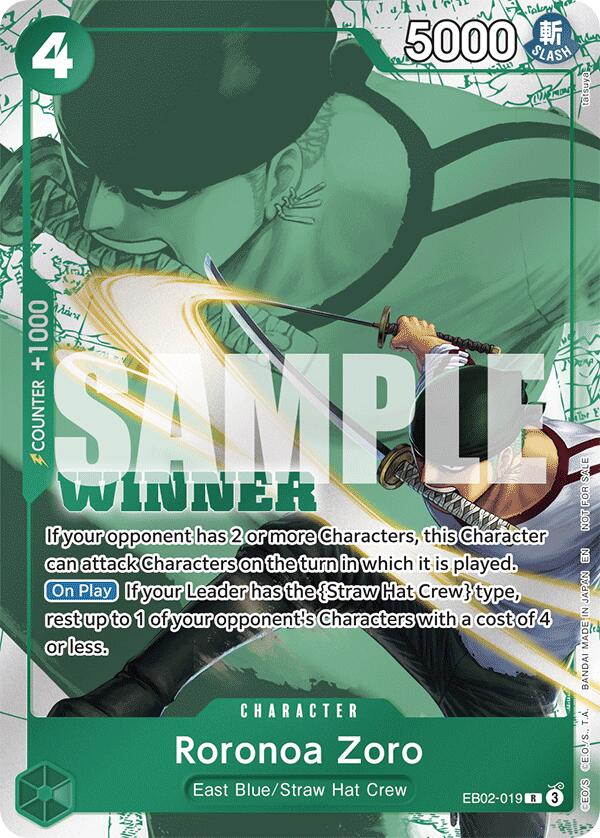 Roronoa Zoro (Winner Pack 2025 Vol. 3) [One Piece Promotion Cards] | Clutch Gaming
