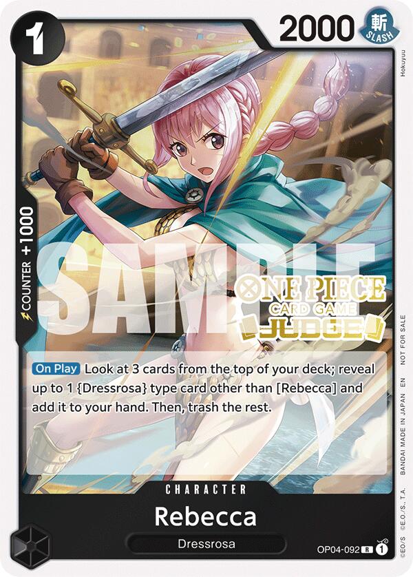 Rebecca (Judge Pack Vol. 6) [One Piece Promotion Cards] | Clutch Gaming