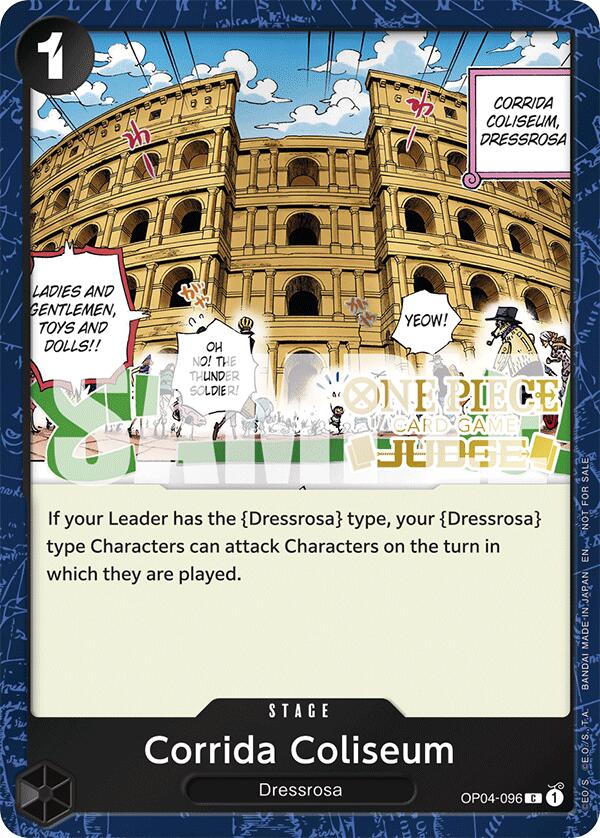 Corrida Coliseum (Judge Pack Vol. 6) [One Piece Promotion Cards] | Clutch Gaming
