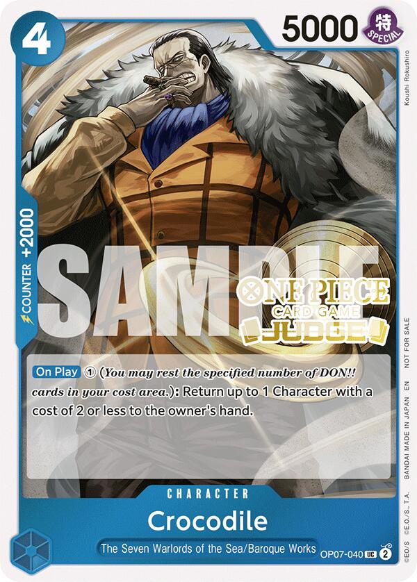 Crocodile (Judge Pack Vol. 6) [One Piece Promotion Cards] | Clutch Gaming