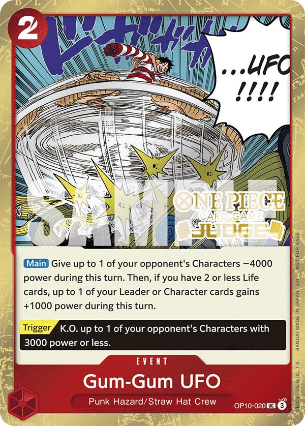 Gum-Gum UFO (Judge Pack Vol. 6) [One Piece Promotion Cards] | Clutch Gaming