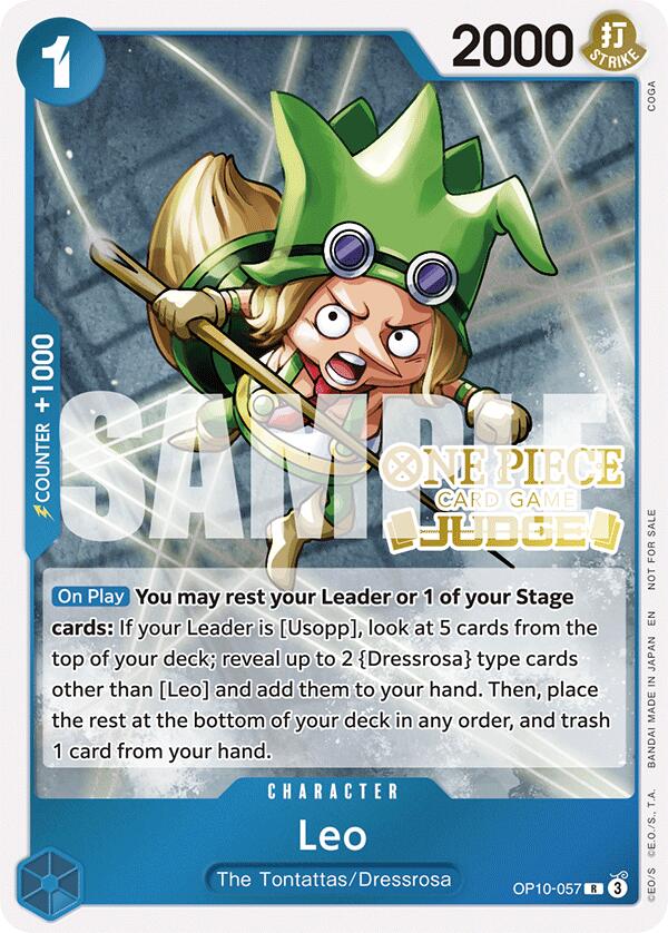 Leo (Judge Pack Vol. 6) [One Piece Promotion Cards] | Clutch Gaming