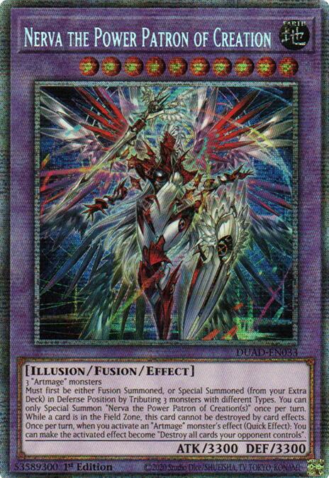 Nerva the Power Patron of Creation (Starlight Rare) [DUAD-EN033] Starlight Rare | Clutch Gaming