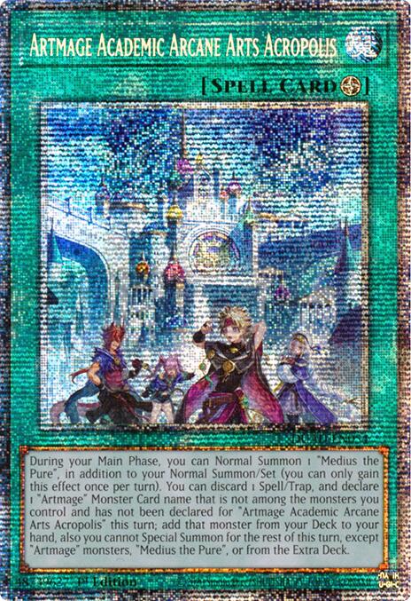 Artmage Academic Arcane Arts Acropolis (Starlight Rare) [DUAD-EN054] Starlight Rare | Clutch Gaming