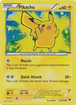 Pikachu (42/146) (2014 Movie Promo) [Miscellaneous Cards] | Clutch Gaming