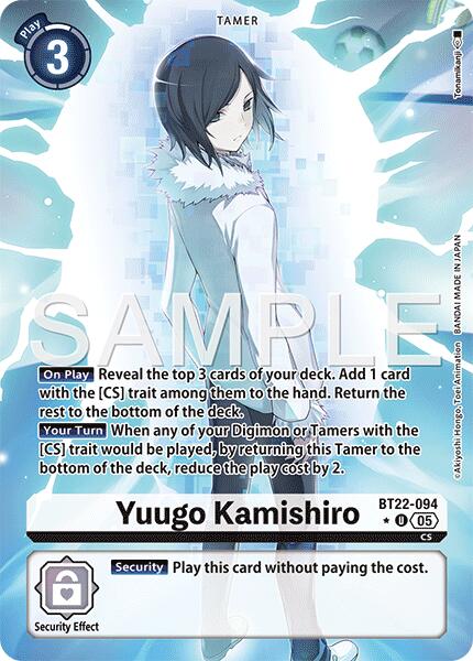 Yuugo Kamishiro [BT22-094] (Alternate Art) [Cyber Eden] | Clutch Gaming