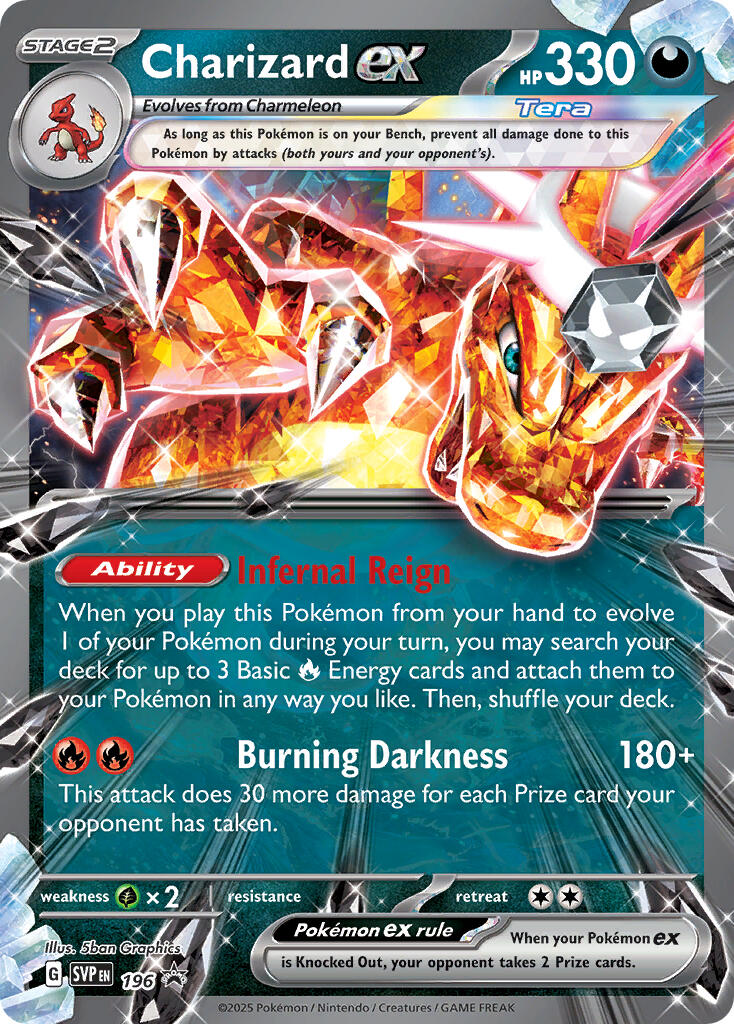 Charizard EX (196) [Scarlet & Violet: Black Star Promos] | Clutch Gaming