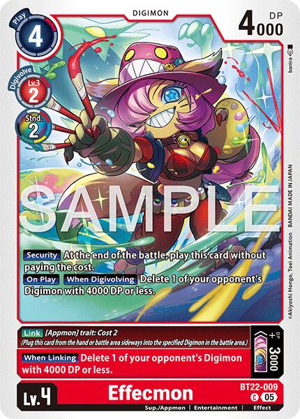 Effecmon [BT22-009] [Cyber Eden] | Clutch Gaming