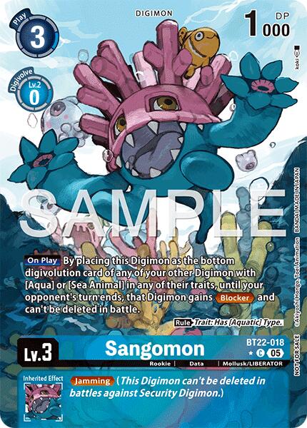 Sangomon [BT22-018] (Box Topper) [Cyber Eden] | Clutch Gaming