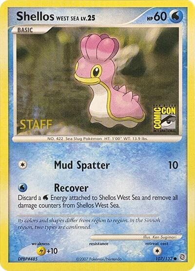 Shellos West Sea (107/132) (SDCC 2007 Staff) [Miscellaneous Cards] | Clutch Gaming