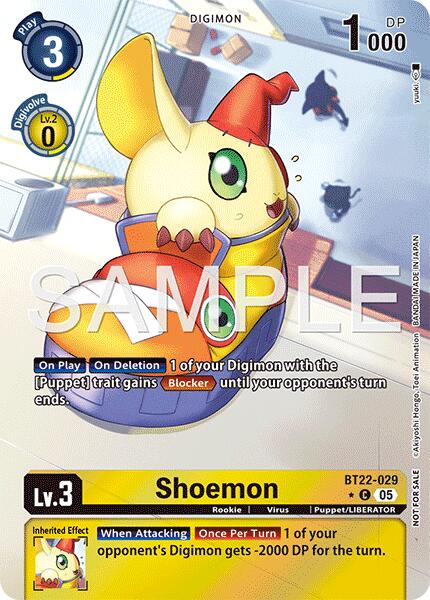 Shoemon [BT22-029] (Box Topper) [Cyber Eden] | Clutch Gaming