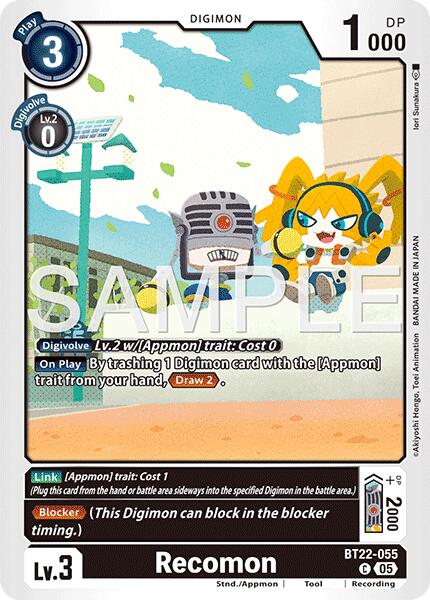 Recomon [BT22-055] [Cyber Eden] | Clutch Gaming