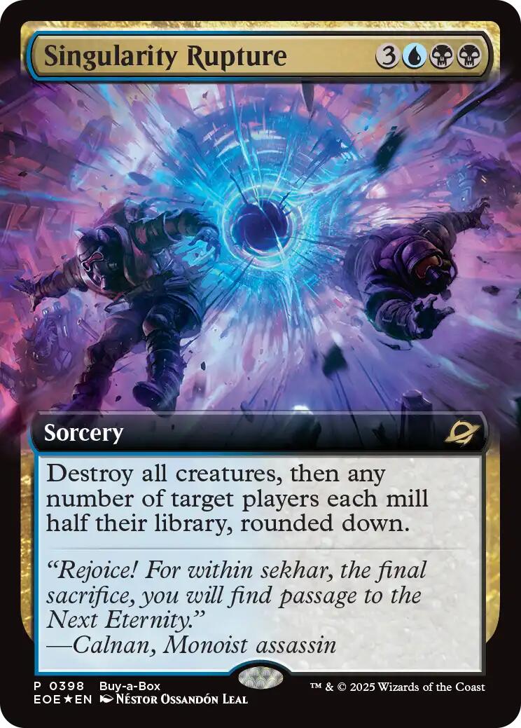 Singularity Rupture (Extended Art) (Buy-A-Box) [Edge of Eternities] | Clutch Gaming