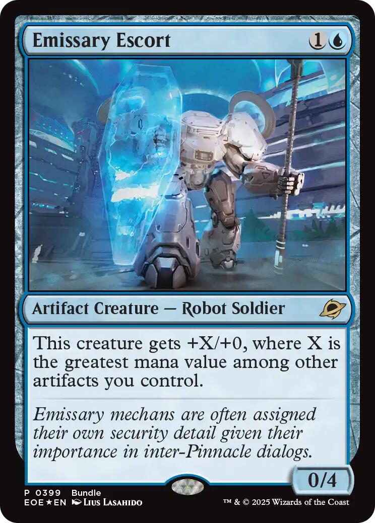 Emissary Escort (Bundle) [Edge of Eternities Promo Pack] | Clutch Gaming