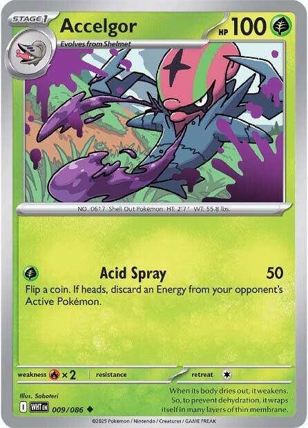 Accelgor (009/086) [Scarlet & Violet: White Flare] | Clutch Gaming