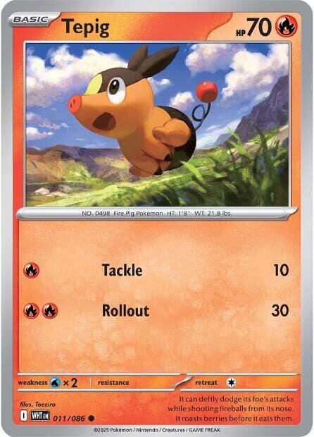 Tepig (011/086) [Scarlet & Violet: White Flare] | Clutch Gaming