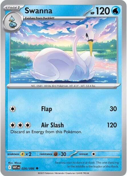 Swanna (026/086) [Scarlet & Violet: White Flare] | Clutch Gaming
