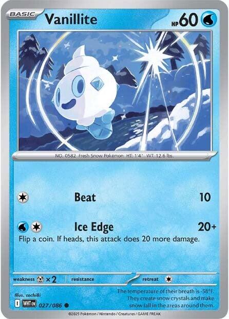 Vanillite (027/086) [Scarlet & Violet: White Flare] | Clutch Gaming