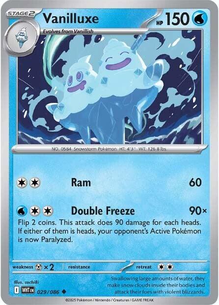 Vanilluxe (029/086) [Scarlet & Violet: White Flare] | Clutch Gaming