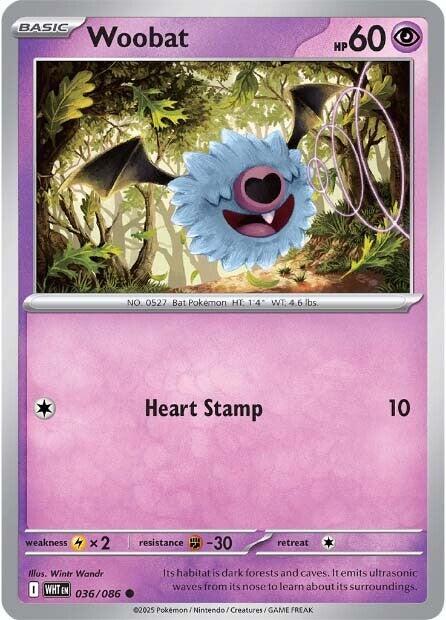 Woobat (036/086) [Scarlet & Violet: White Flare] | Clutch Gaming