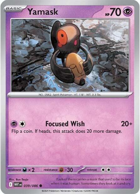 Yamask (039/086) [Scarlet & Violet: White Flare] | Clutch Gaming