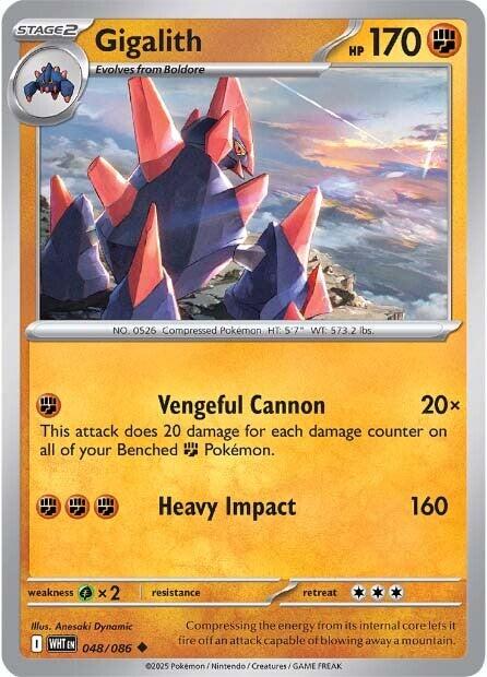 Gigalith (048/086) [Scarlet & Violet: White Flare] | Clutch Gaming