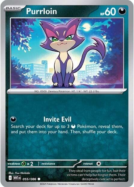 Purrloin (055/086) [Scarlet & Violet: White Flare] | Clutch Gaming