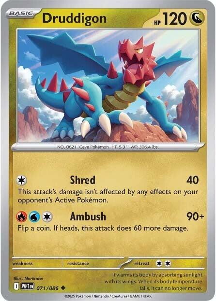 Druddigon (071/086) [Scarlet & Violet: White Flare] | Clutch Gaming