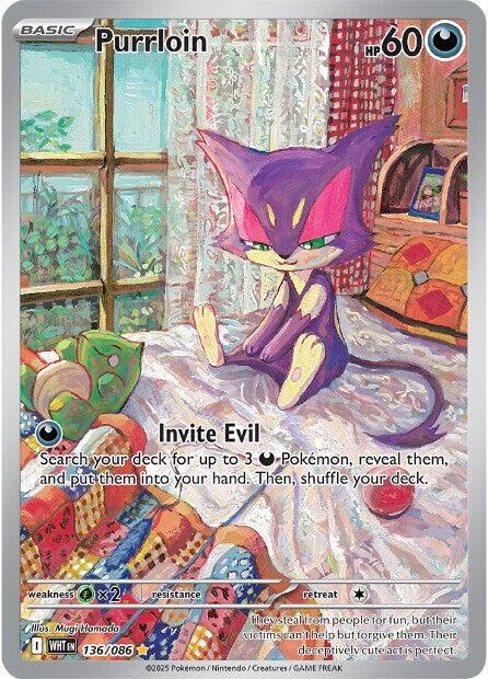 Purrloin (136/086) [Scarlet & Violet: White Flare] | Clutch Gaming