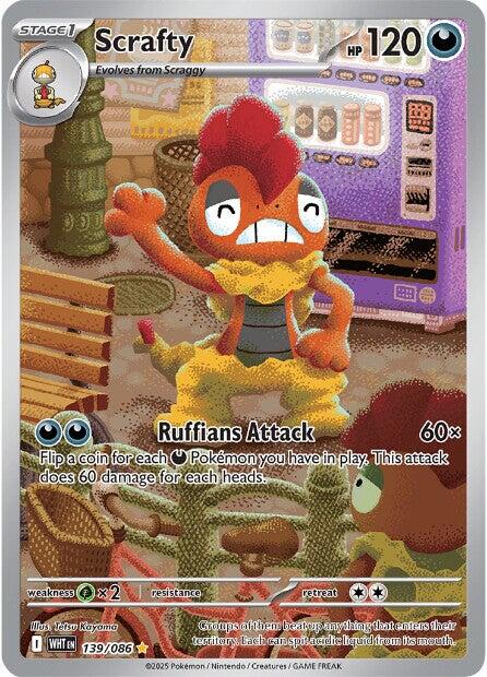 Scrafty (139/086) [Scarlet & Violet: White Flare] | Clutch Gaming