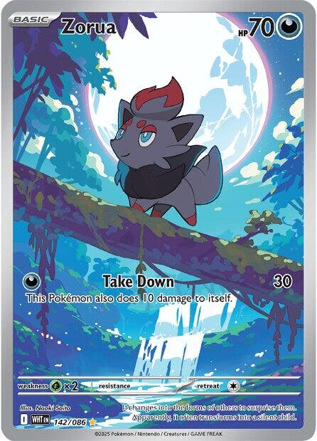 Zorua (142/086) [Scarlet & Violet: White Flare] | Clutch Gaming