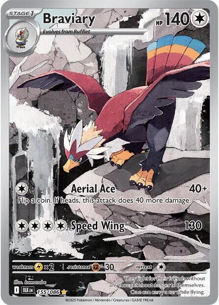 Braviary (155/086) [Scarlet & Violet: Black Bolt] | Clutch Gaming