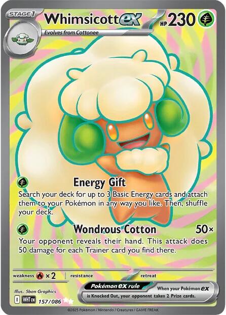 Whimsicott ex (157/086) [Scarlet & Violet: White Flare] | Clutch Gaming